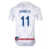 Virallinen Fanipaita Ranska Ousmane Dembele 11 Vieraspelipaita MM-Kisat 2022 - Miesten